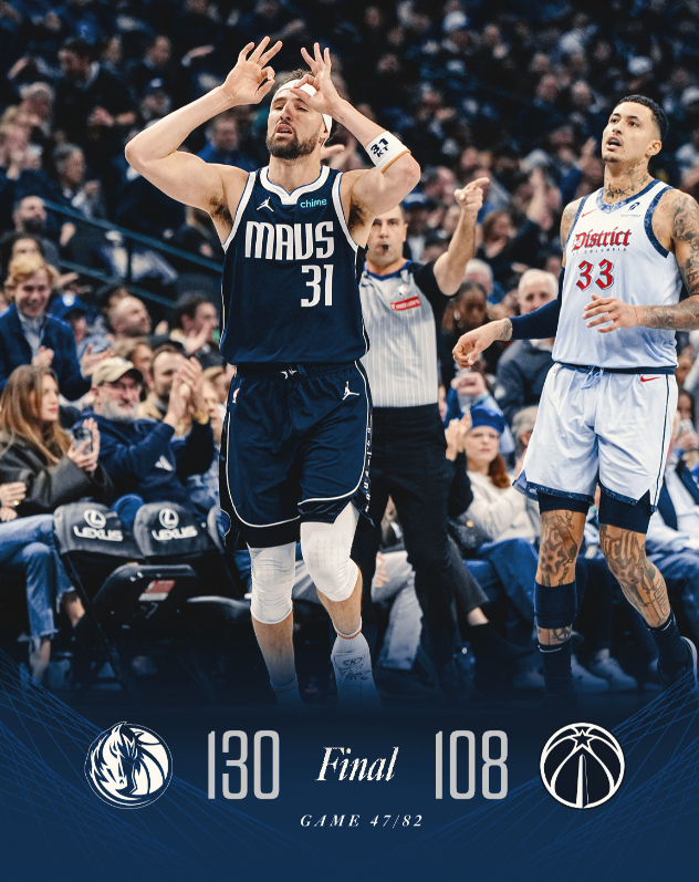 独行侠擒下奇才，迎来四连胜